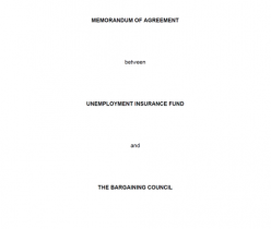 Generic Agreement for Bargaining Councils that Can Pay Benefits to Employees Directly