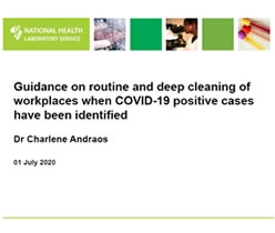 Guidance on Routine Deep Cleaning